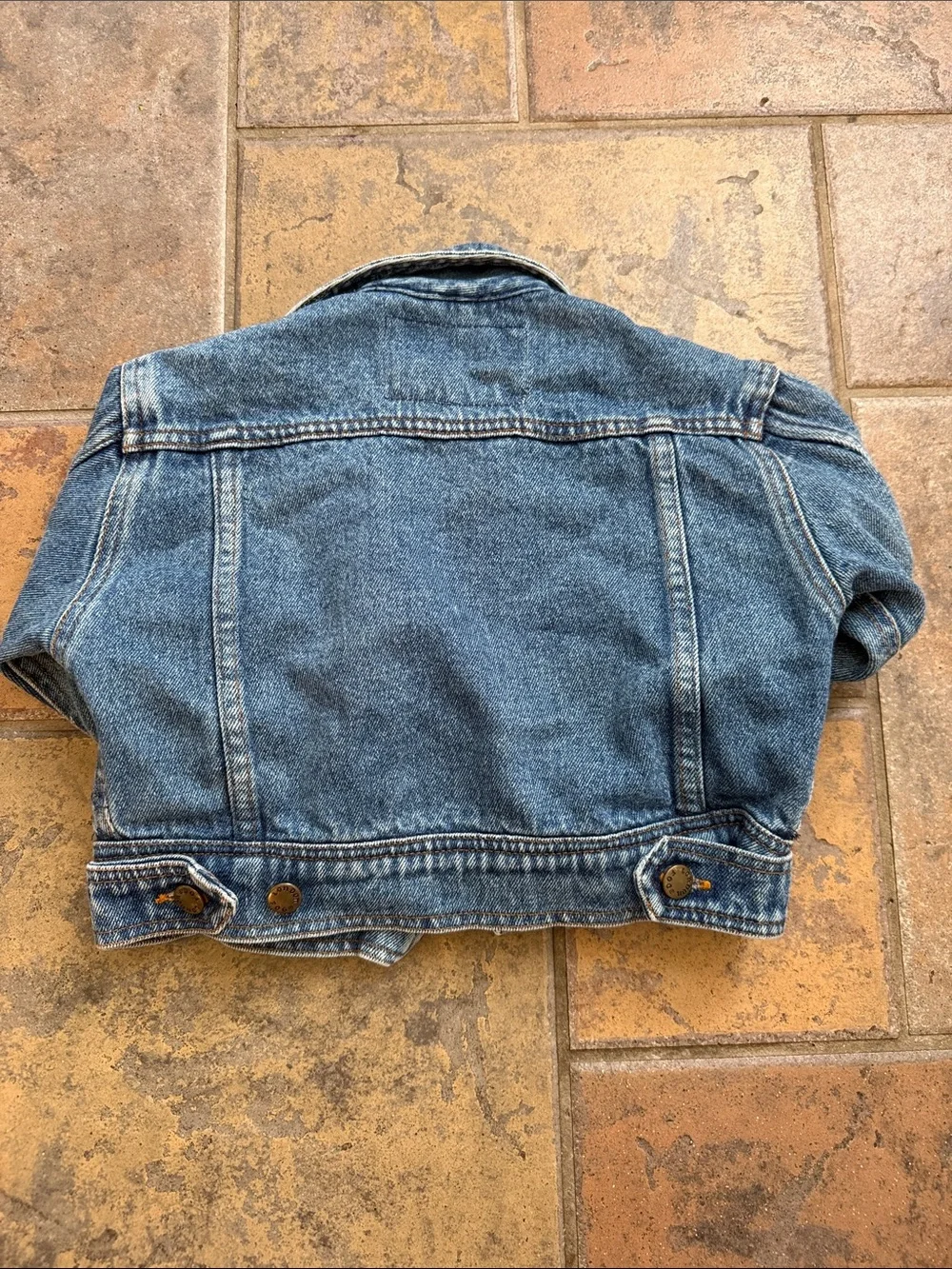 London Fog Kids Denim Trucker Jacket in Faded Blue